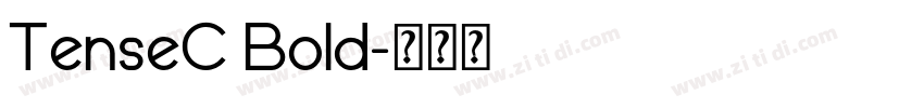 TenseC Bold字体转换